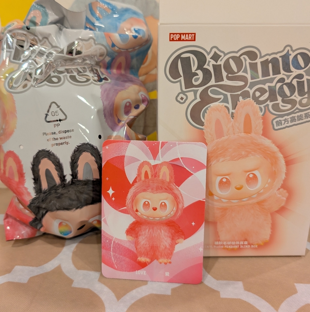 ⚡ Pop Mart THE MONSTERS Big into Energy Labubu - Love